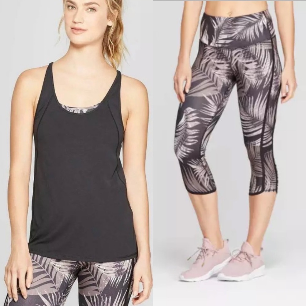 NWT Tank Leggings Set C9 Champion Blk/Neutral XS